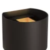 AXI - Wandspot / Wandlamp Badkamer - LED - 2x7W 2700K - IP54 - Verstelbare stralingshoek - Zwart*Lucide Online