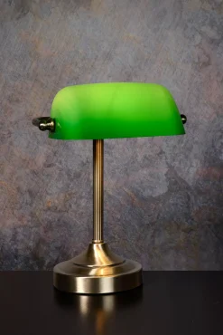 BANKER - Bureaulamp - 1xE14 - Brons*Lucide New