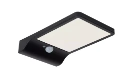 BASIC - Wandlamp - Zonne-energie - LED - 1x3W 2700K - IP44 - Beweging & dag/nacht sensor - Zwart*Lucide Best Sale