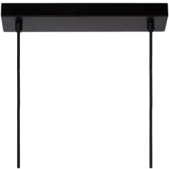 BASKETT - Hanglamp - 4xE27 - Zwart*Lucide Hot