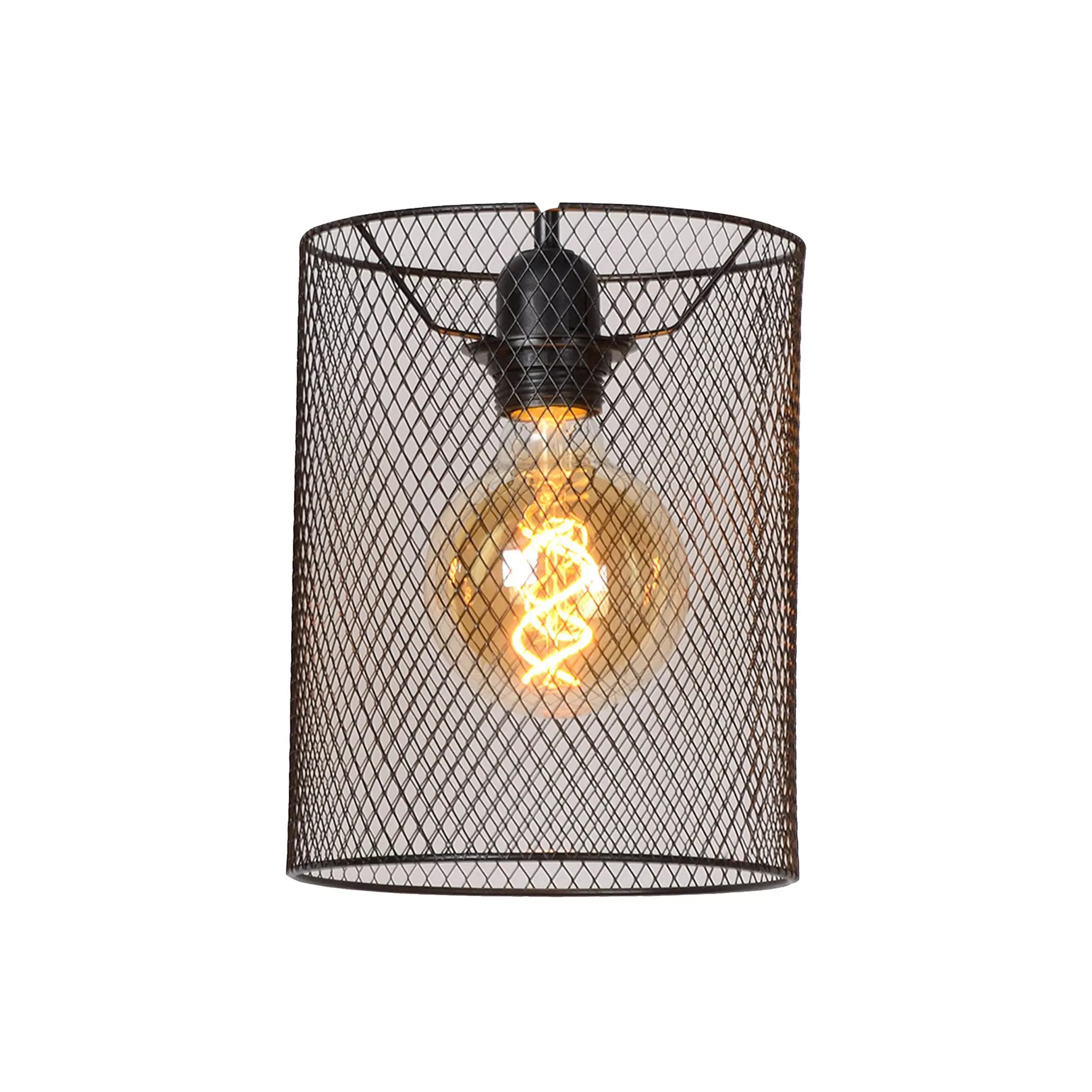 BASKETT - Lampenkap - Ø 15 cm - Zwart*Lucide Online