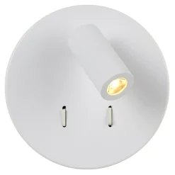 BENTJER - Bedlamp / Wandlamp - Ø 14 cm - LED - 3000K - Wit*Lucide Flash Sale