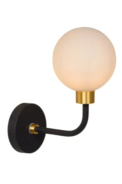 BEREND - Wandlamp Badkamer - 1xG9 - IP44 - Zwart*Lucide Online