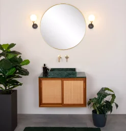 BEREND - Wandlamp Badkamer - 1xG9 - IP44 - Zwart*Lucide Online