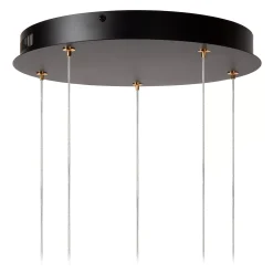 BERLIANE - Hanglamp - Ø 34 cm - LED Dimb. - 5x4W 2700K - Transparant*Lucide New