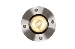 BILTIN - Grondspot Binnen/Buiten - Ø 10,8 cm - 1xGU10 - IP67 - Mat chroom*Lucide Flash Sale