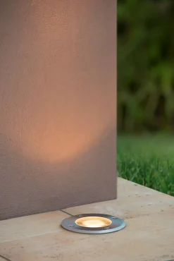 BILTIN - Grondspot Binnen/Buiten - Ø 10,8 cm - 1xGU10 - IP67 - Mat chroom*Lucide Flash Sale