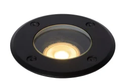 BILTIN - Grondspot Binnen/Buiten - Ø 10,8 cm - 1xGU10 - IP67 - Zwart*Lucide Online