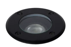 BILTIN - Grondspot Binnen/Buiten - Ø 10,8 cm - 1xGU10 - IP67 - Zwart*Lucide Online