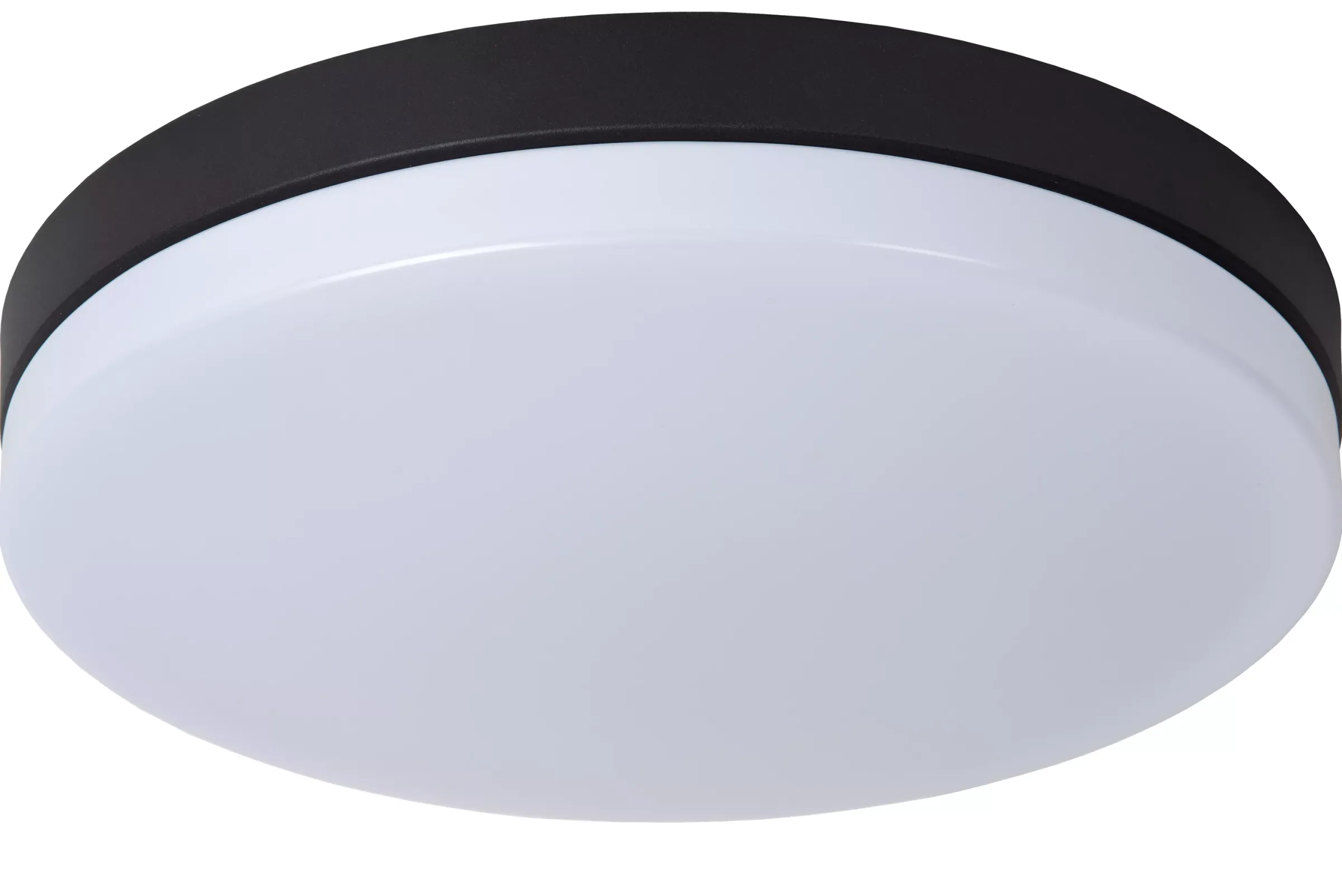 BISKIT - Plafonnière Badkamer - Ø 40 cm - LED - 1x36W 2700K - IP44 - Beweging & dag/nacht sensor - Zwart*Lucide Discount