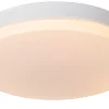 BISKIT - Plafonnière Badkamer - Ø 40 cm - LED - 1x36W 2700K - IP44 - Beweging & dag/nacht sensor - Wit*Lucide New