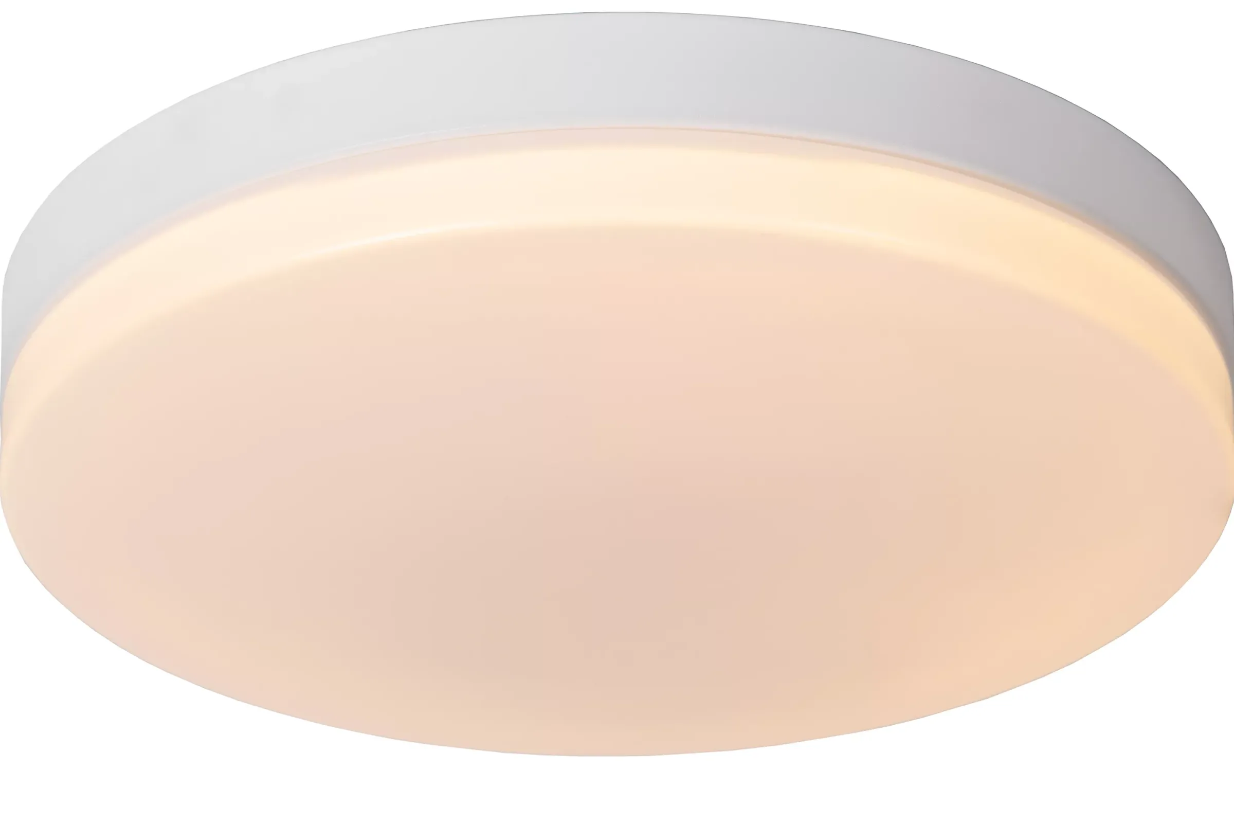 BISKIT - Plafonnière Badkamer - Ø 40 cm - LED - 1x36W 2700K - IP44 - Beweging & dag/nacht sensor - Wit*Lucide New
