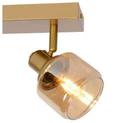 BJORN - Plafondspot - 2xE14 - Mat Goud / Messing*Lucide Cheap