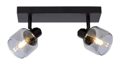 BJORN - Plafondspot - 2xE14 - Zwart*Lucide Best Sale