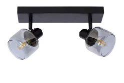 BJORN - Plafondspot - 2xE14 - Zwart*Lucide Best Sale