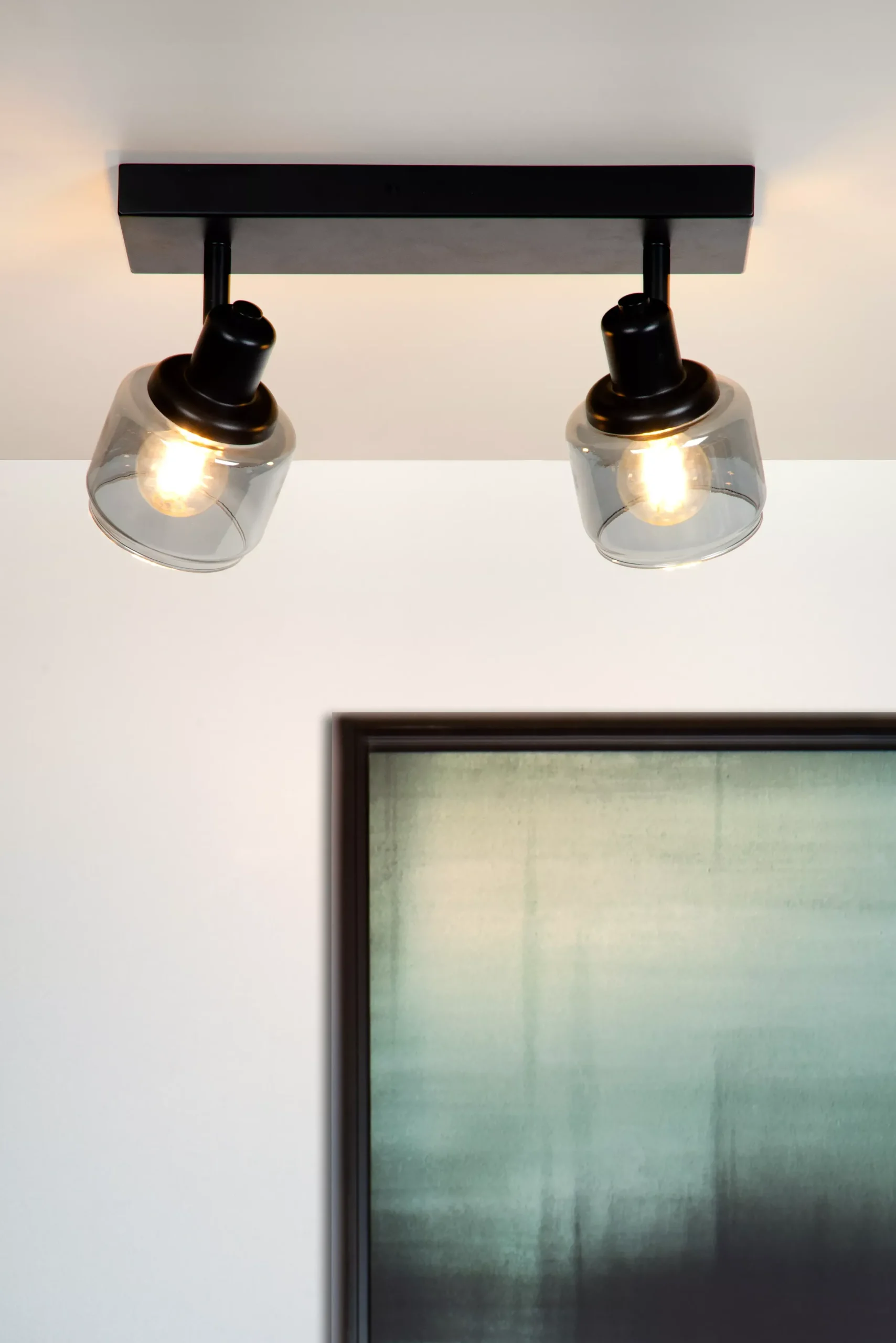 BJORN - Plafondspot - 2xE14 - Zwart*Lucide Best Sale