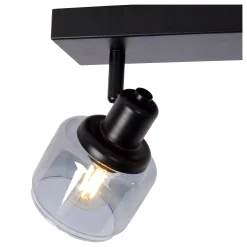 BJORN - Plafondspot - 2xE14 - Zwart*Lucide Best Sale