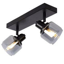 BJORN - Plafondspot - 2xE14 - Zwart*Lucide Best Sale