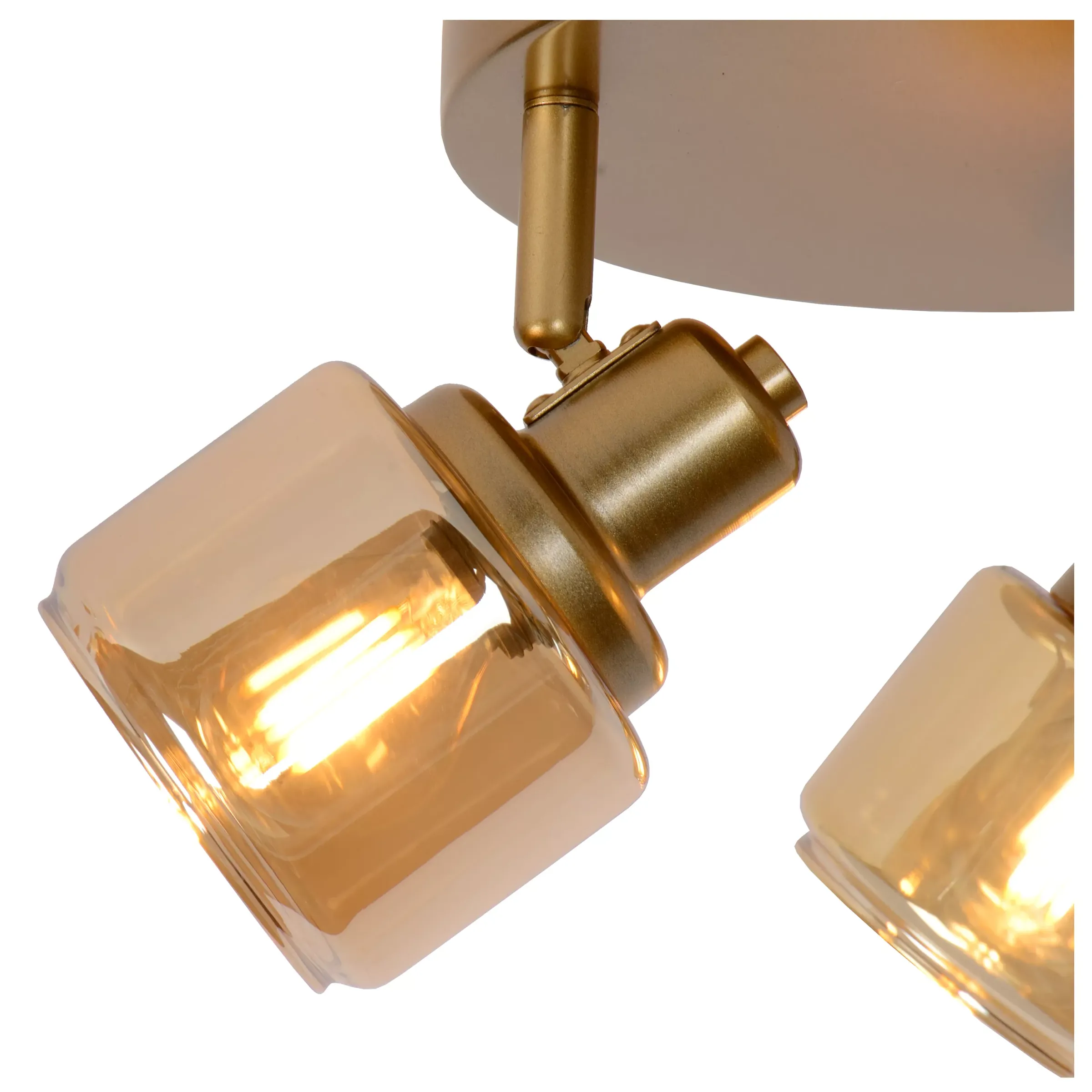BJORN - Plafondspot - Ø 38 cm - 3xE14 - Mat Goud / Messing*Lucide Store