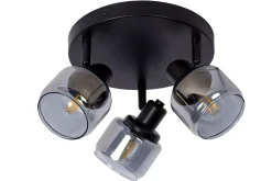 BJORN - Plafondspot - Ø 38 cm - 3xE14 - Zwart*Lucide Hot