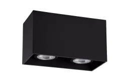 BODI - Plafondspot - 2xGU10 - Zwart*Lucide Cheap