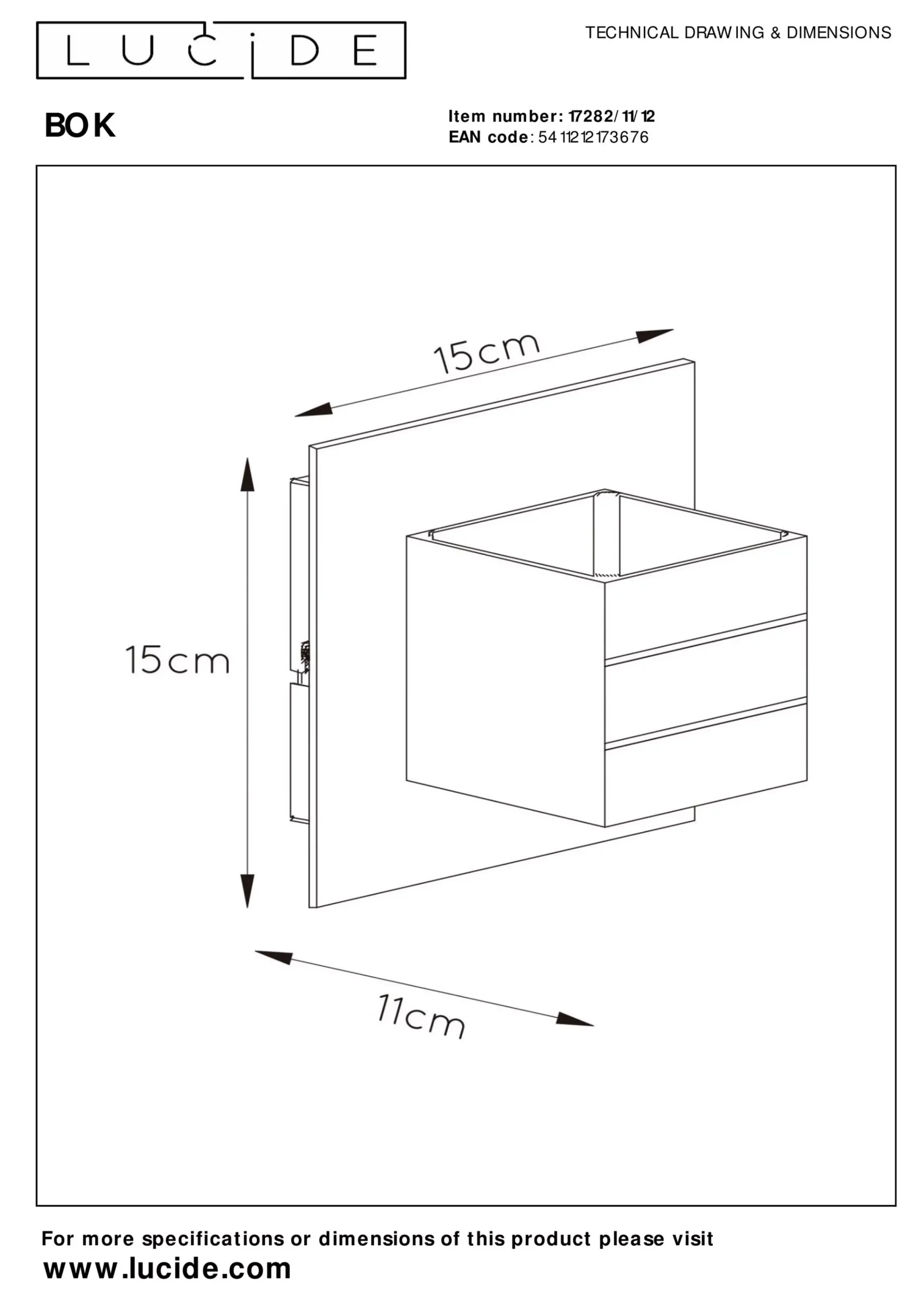 BOK - Wandlamp - 1xG9 - Mat chroom*Lucide Flash Sale