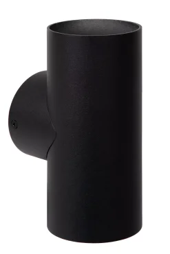 BONDI - Wandspot / Wandlamp - 2xGU10 - Zwart*Lucide Sale