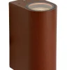 BOOGY - Wandspot / Wandlamp Binnen/Buiten - 2xGU10 - IP44 - Roest bruin*Lucide Cheap