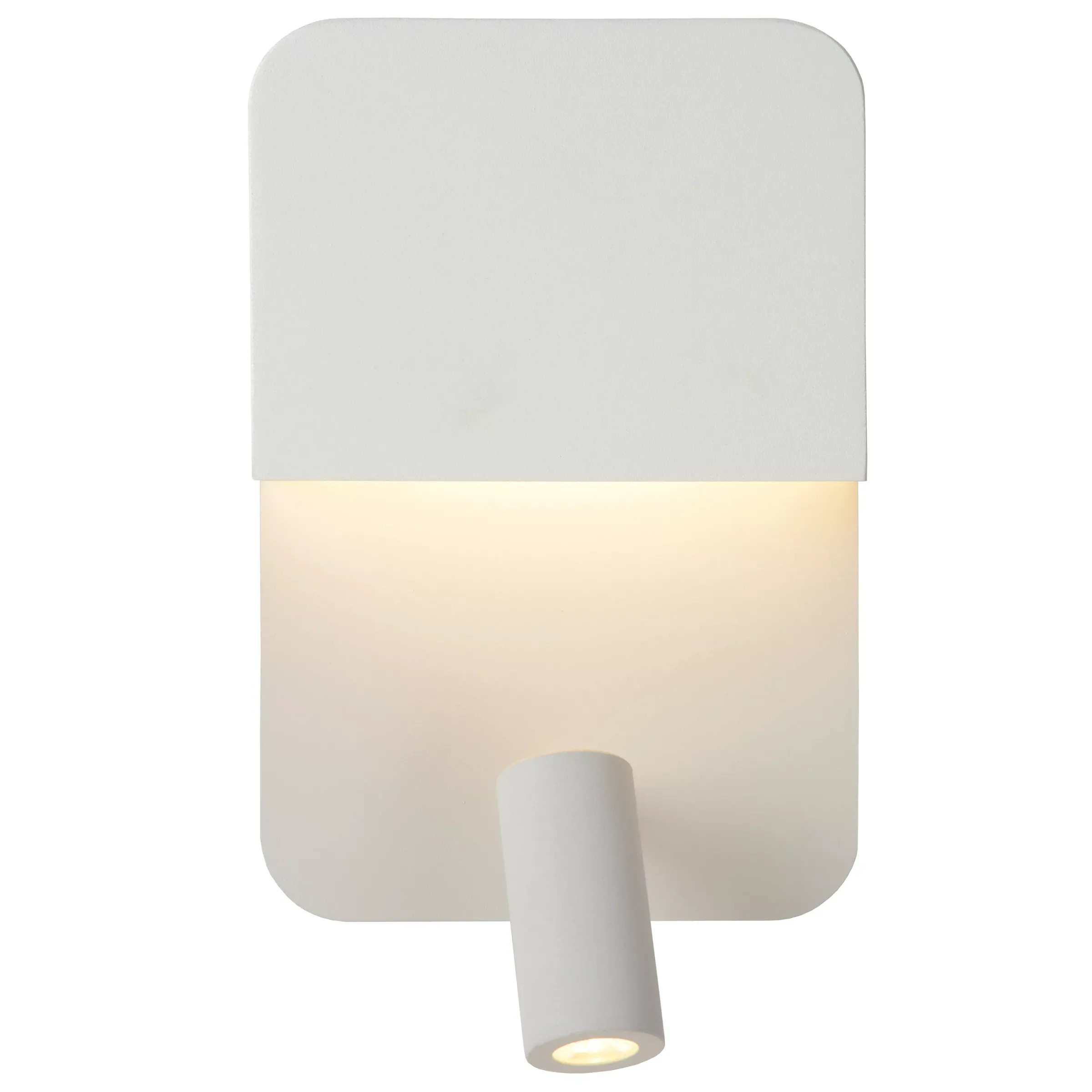 BOXER - Bedlamp / Wandlamp - LED - 3000K - Met USB oplaadpunt - Wit*Lucide Best