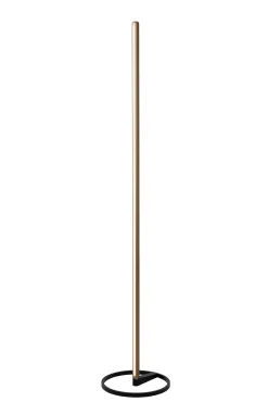 BRAGA - Vloerlamp - Ø 30 cm - LED Dimb. - CCT - 1x22W 2700K/4000K - Koffie*Lucide Shop