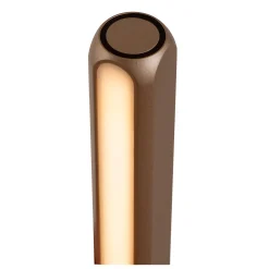 BRAGA - Vloerlamp - Ø 30 cm - LED Dimb. - CCT - 1x22W 2700K/4000K - Koffie*Lucide Shop