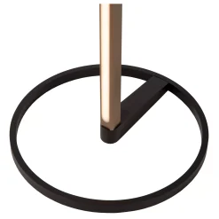 BRAGA - Vloerlamp - Ø 30 cm - LED Dimb. - CCT - 1x22W 2700K/4000K - Koffie*Lucide Shop