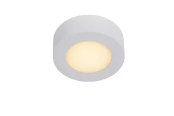 BRICE-LED - Plafonnière Badkamer - Ø 11,7 cm - LED Dimb. - 1x8W 3000K - IP44 - Wit*Lucide Cheap