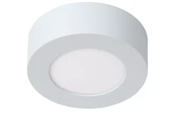 BRICE-LED - Plafonnière Badkamer - Ø 11,7 cm - LED Dimb. - 1x8W 3000K - IP44 - Wit*Lucide Cheap