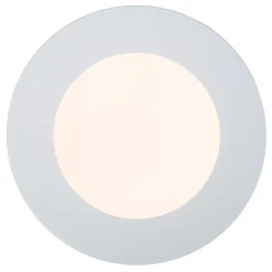 BRICE-LED - Plafonnière Badkamer - Ø 11,7 cm - LED Dimb. - 1x8W 3000K - IP44 - Wit*Lucide Cheap