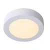 BRICE-LED - Plafonnière Badkamer - Ø 18 cm - LED Dimb. - 1x12W 3000K - IP44 - Wit*Lucide Discount