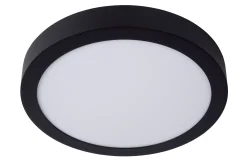 BRICE-LED - Plafonnière Badkamer - Ø 30 cm - LED Dimb. - 1x30W 3000K - IP44 - Zwart*Lucide Outlet