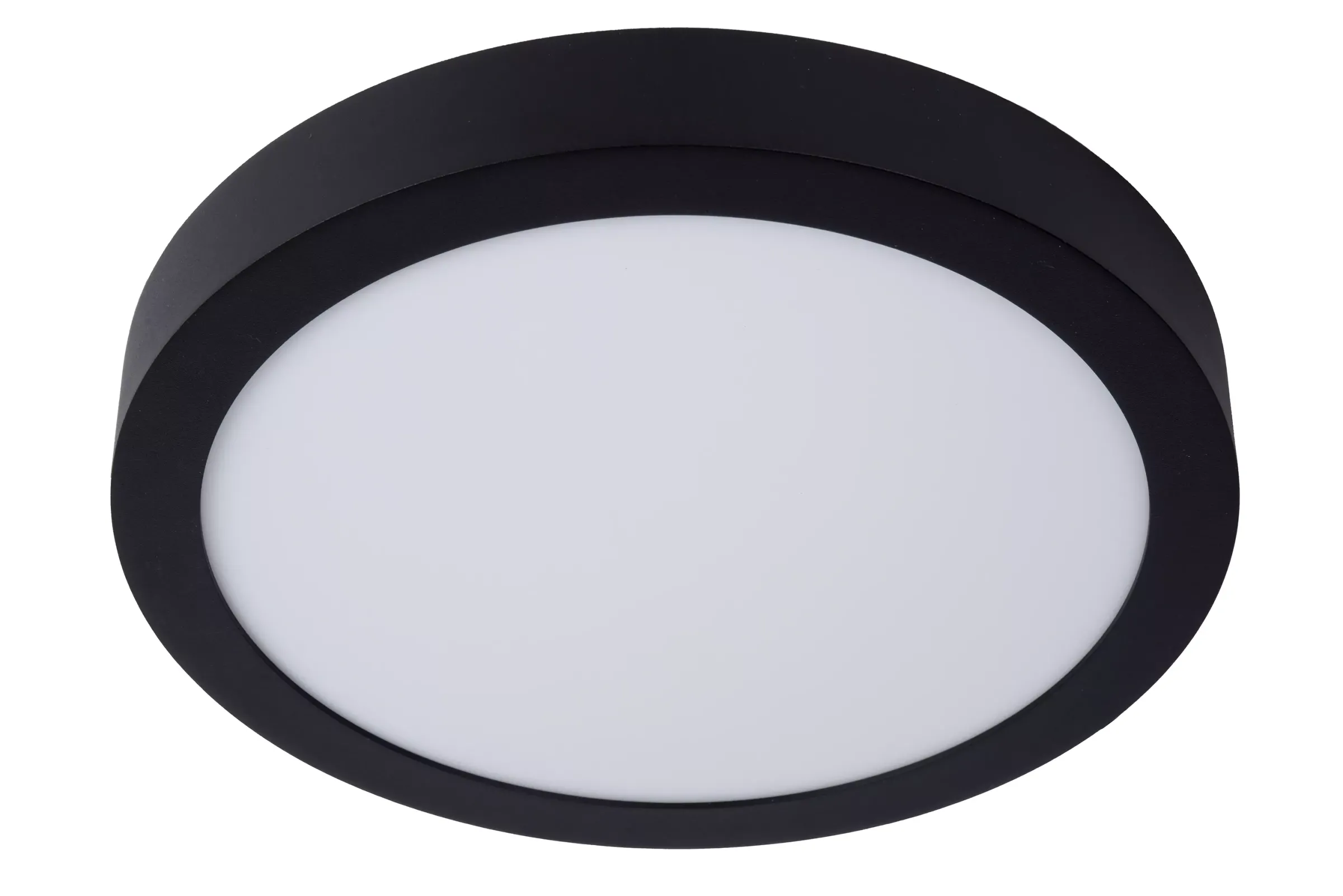 BRICE-LED - Plafonnière Badkamer - Ø 30 cm - LED Dimb. - 1x30W 3000K - IP44 - Zwart*Lucide Outlet