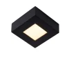 BRICE-LED - Plafonnière Badkamer - LED Dimb. - 1x8W 3000K - IP44 - Zwart*Lucide Online