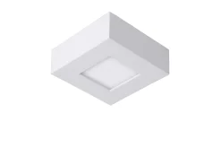 BRICE-LED - Plafonnière Badkamer - LED Dimb. - 1x8W 3000K - IP44 - Wit*Lucide Best