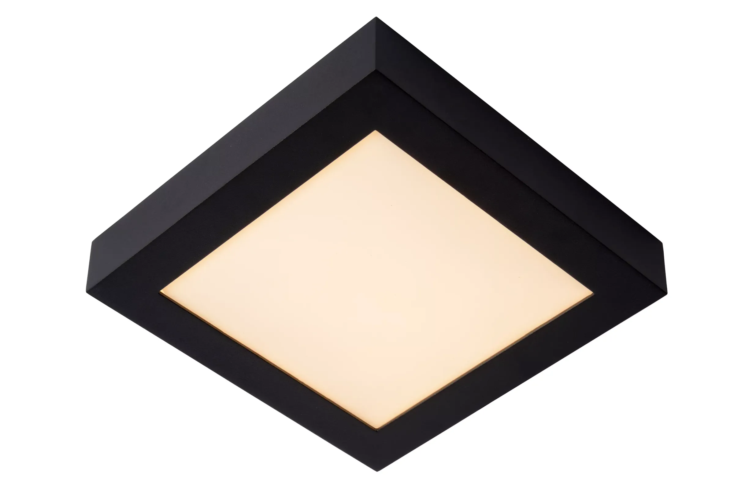 BRICE-LED - Plafonnière Badkamer - LED Dimb. - 1x22W 3000K - IP44 - Zwart*Lucide Flash Sale