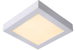 BRICE-LED - Plafonnière Badkamer - LED Dimb. - 1x22W 3000K - IP44 - Wit*Lucide Outlet