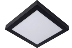 BRICE-LED - Plafonnière Badkamer - LED Dimb. - 1x30W 3000K - IP44 - Zwart*Lucide Cheap