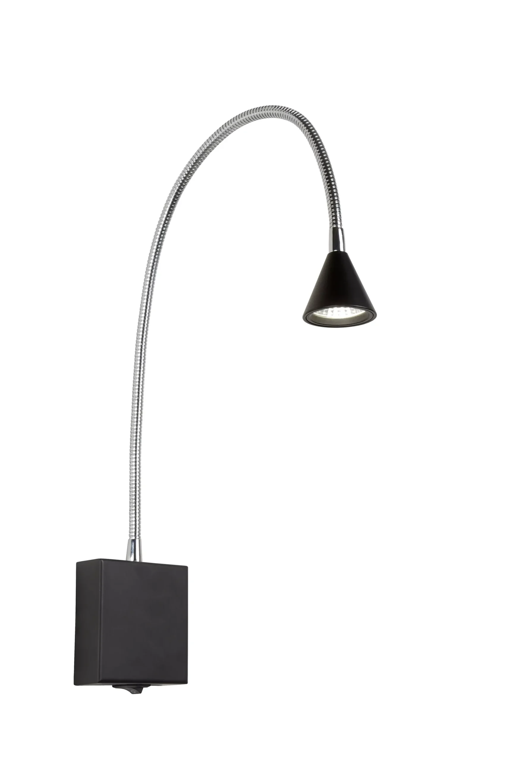 BUDDY - Bedlamp / Wandlamp - LED - 1x4W 4000K - Zwart*Lucide Clearance