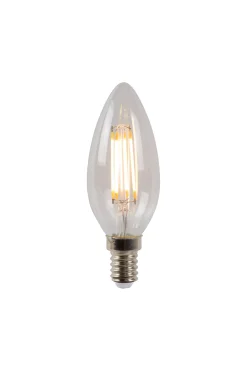 C35 - Filament lamp - Ø 3,5 cm - LED Dimb. - E14 - 1x4W 2700K - Transparant*Lucide Best