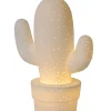 CACTUS - Tafellamp - 1xE14 - Wit*Lucide Store