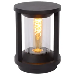 CADIX - Sokkellamp - Ø 16 cm - 1xE27 - IP65 - Zwart*Lucide Fashion