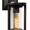 CADIX - Wandlamp Binnen/Buiten - 1xE27 - IP65 - Zwart*Lucide New