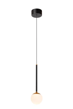 CALINA - Hanglamp - Ø 9,9 cm - LED Dimb. - 1x9W 2700K - Zwart*Lucide Flash Sale