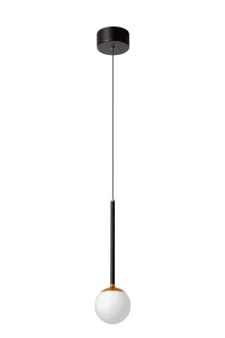 CALINA - Hanglamp - Ø 9,9 cm - LED Dimb. - 1x9W 2700K - Zwart*Lucide Flash Sale